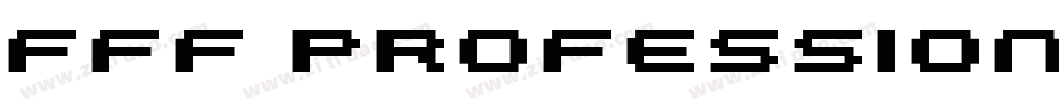 FFF Professional Bold Extended字体转换